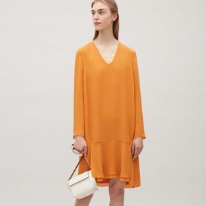 COS Layered Raw-Cut Dress